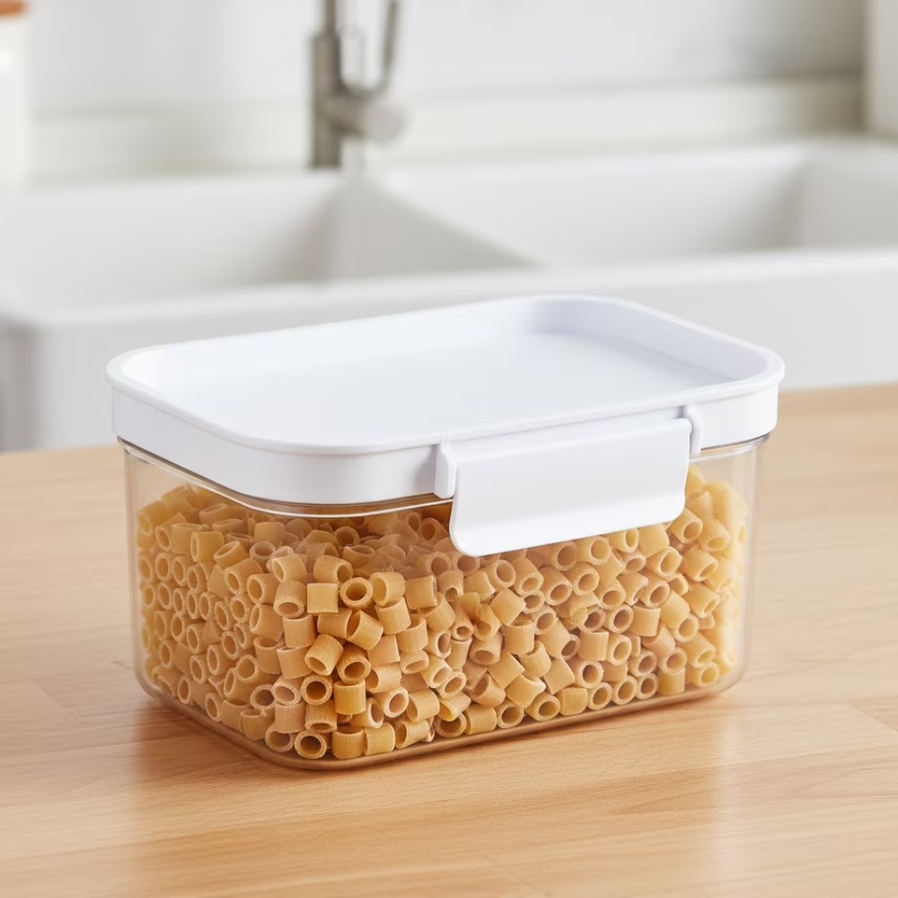 Food Storage Canister - حاوية تخزين طعام بلاستيكية مستطيلة صغيرة