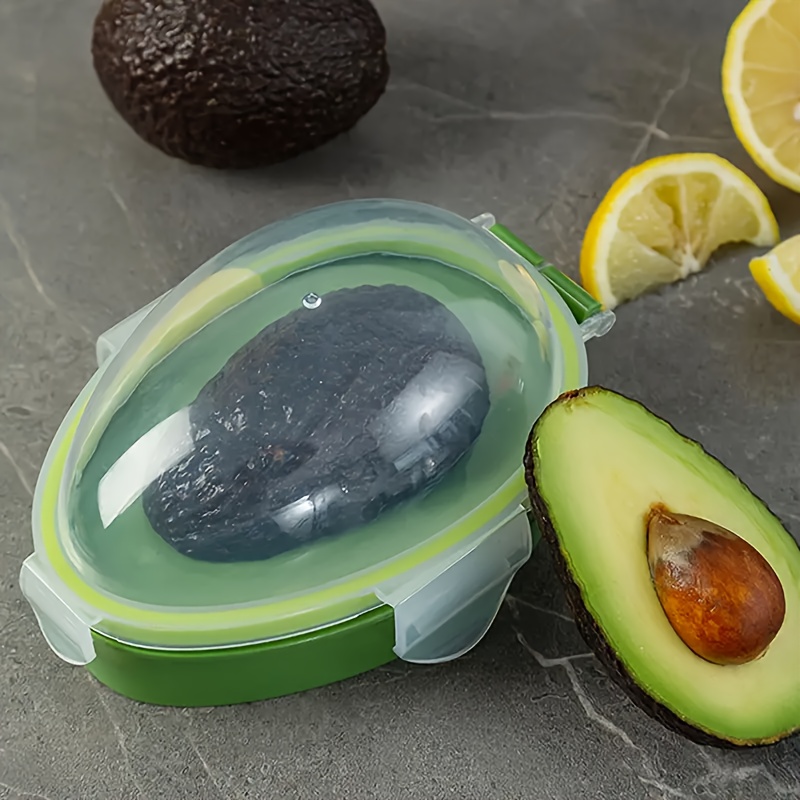 Food Storage Silicone - 1 قطعة صندوق حفظ الأفوكادو عبر