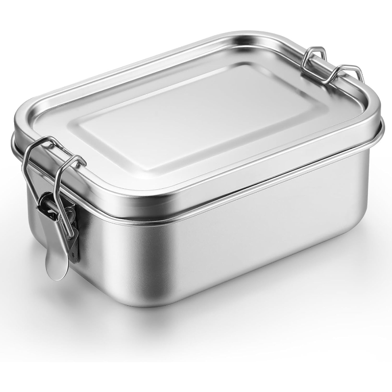 Food Storage With Dividers - حاويات تخزين طعام من الفولاذ المقاوم