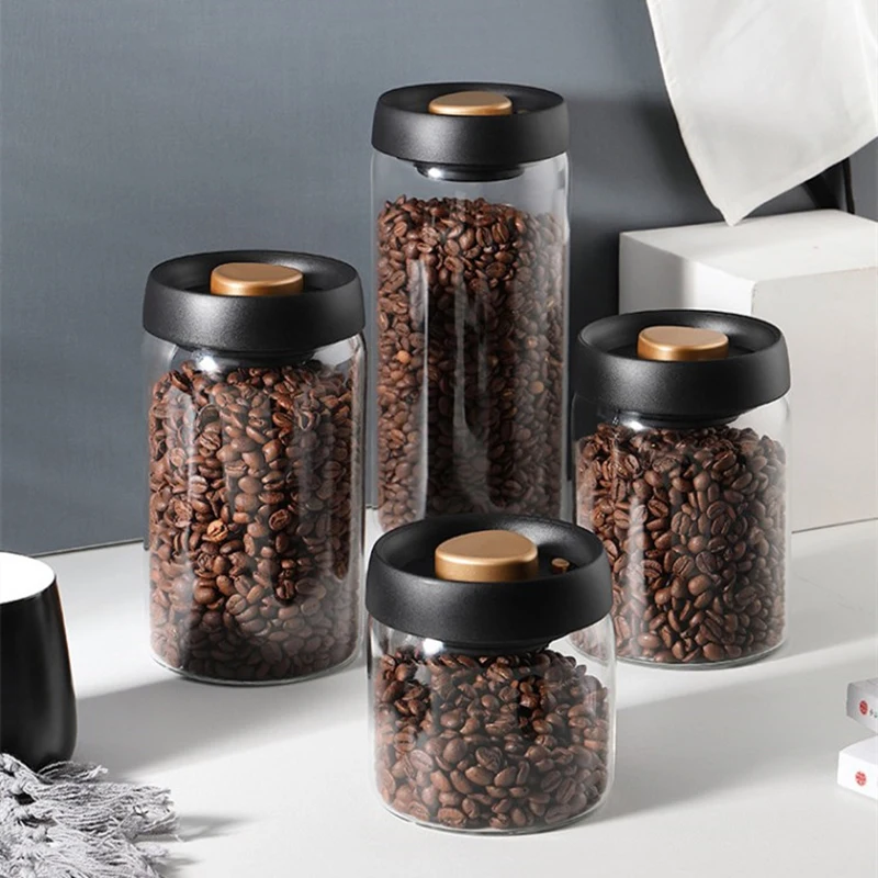 Food Storage Eco Friendly - حبوب البن فراغ مختومة خزان المنزلية