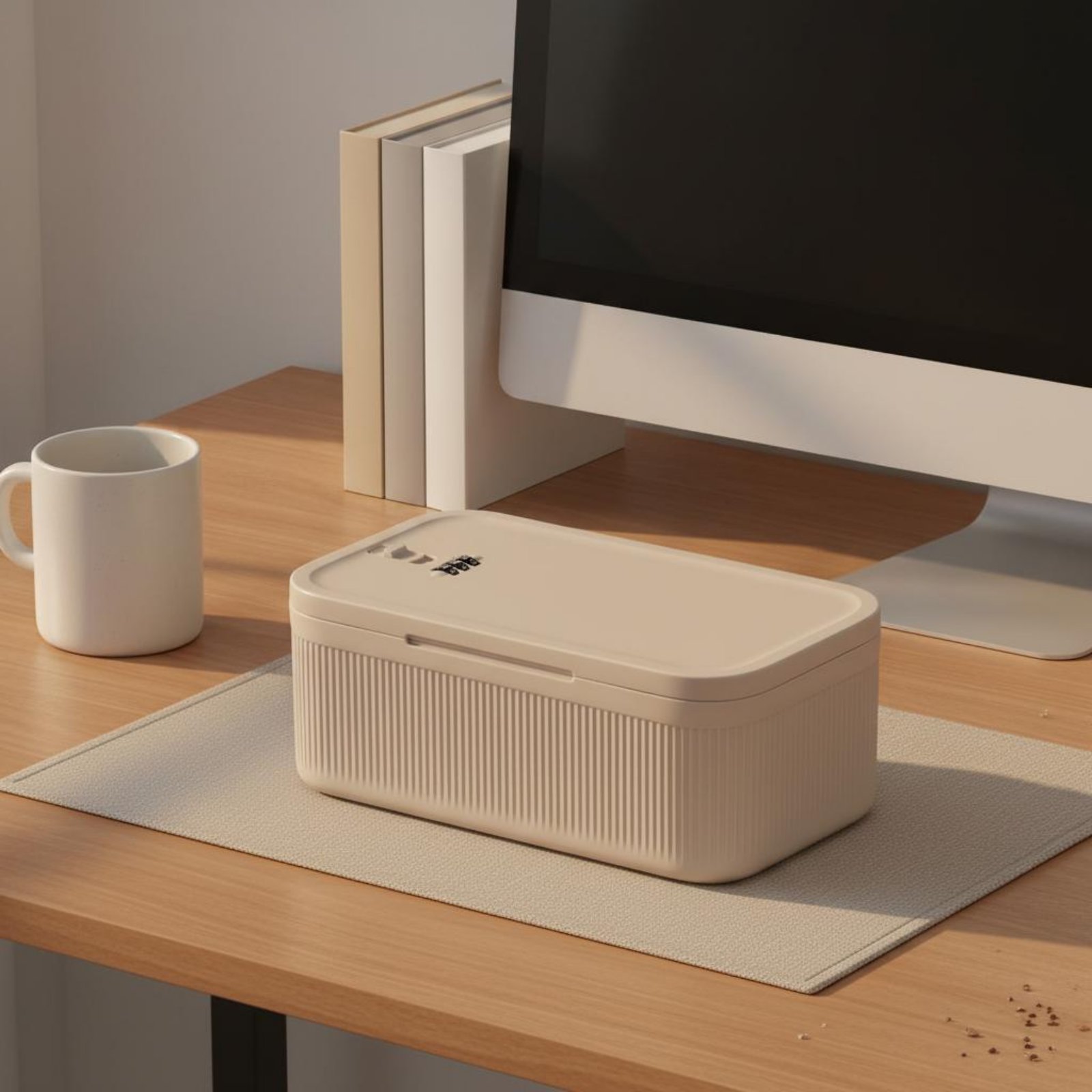 Food Storage With Lock - صندوق قفل بقفل رقمي، مقاوم للروائح،