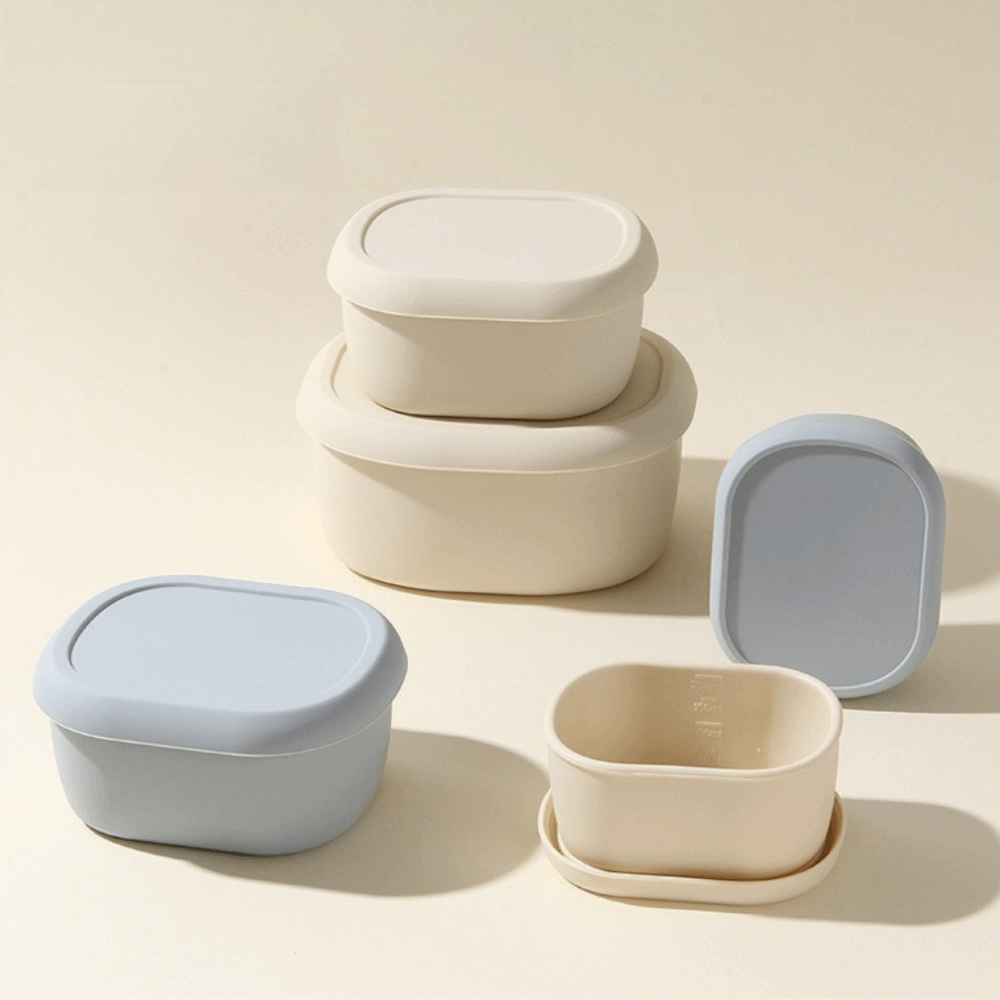 Food Storage Silicone - صندوق غداء جديد من السيليكون الآمن