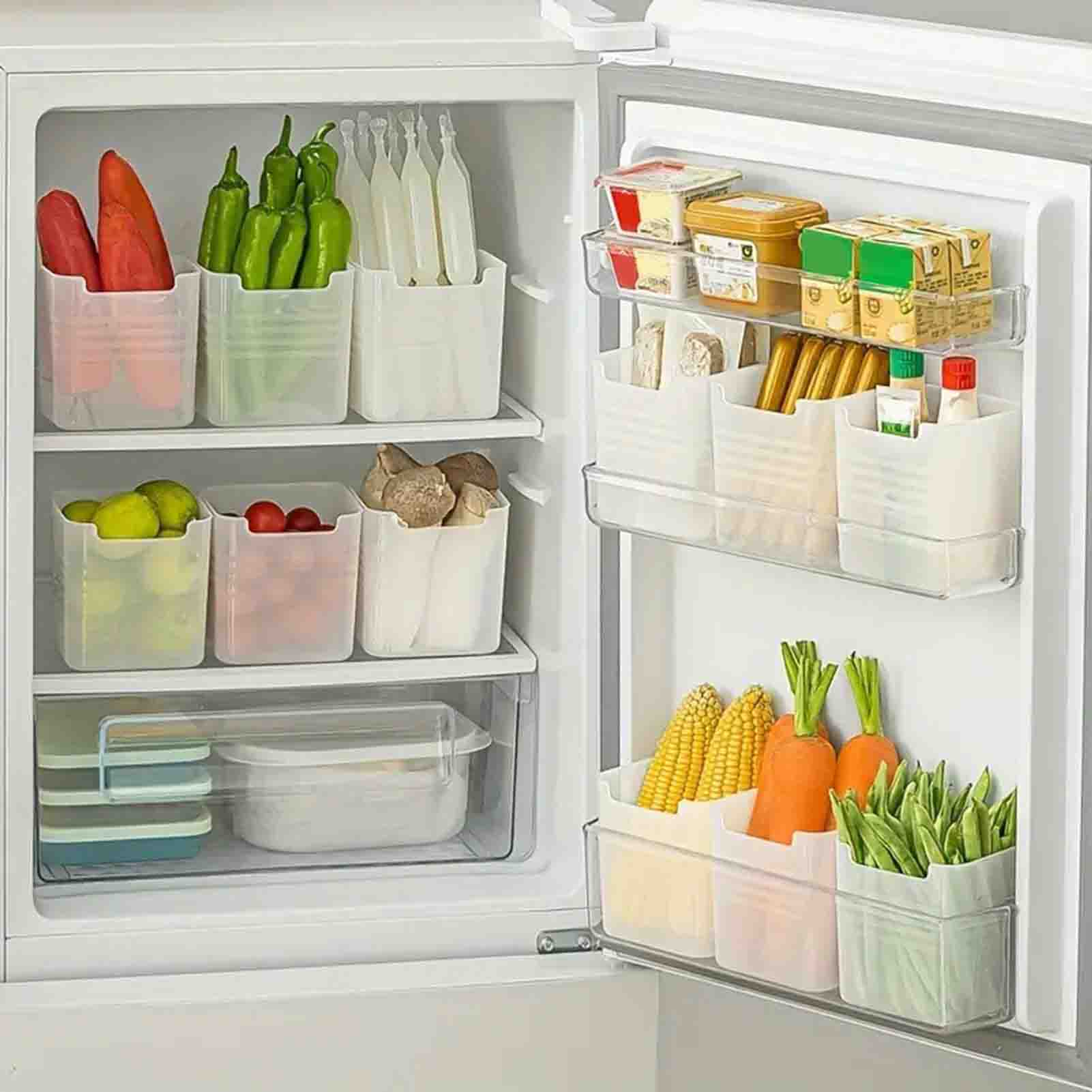 Food Storage With Dividers - 3 قطعة سلة التخزين المطبخ 10*11*8.5