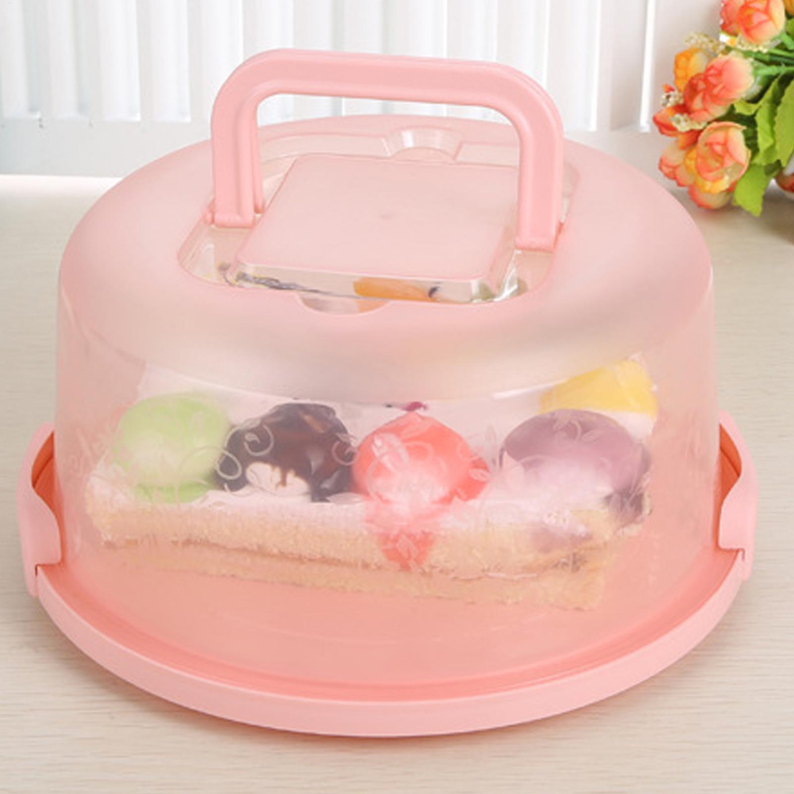 Food Storage Home - حامل كيك محمول قابل لإعادة الاستخدام،