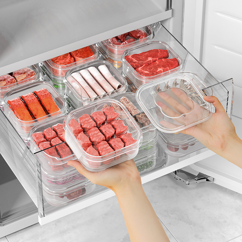 Food Storage With Dividers - صندوق تخزين طعام آمن للاستخدام في