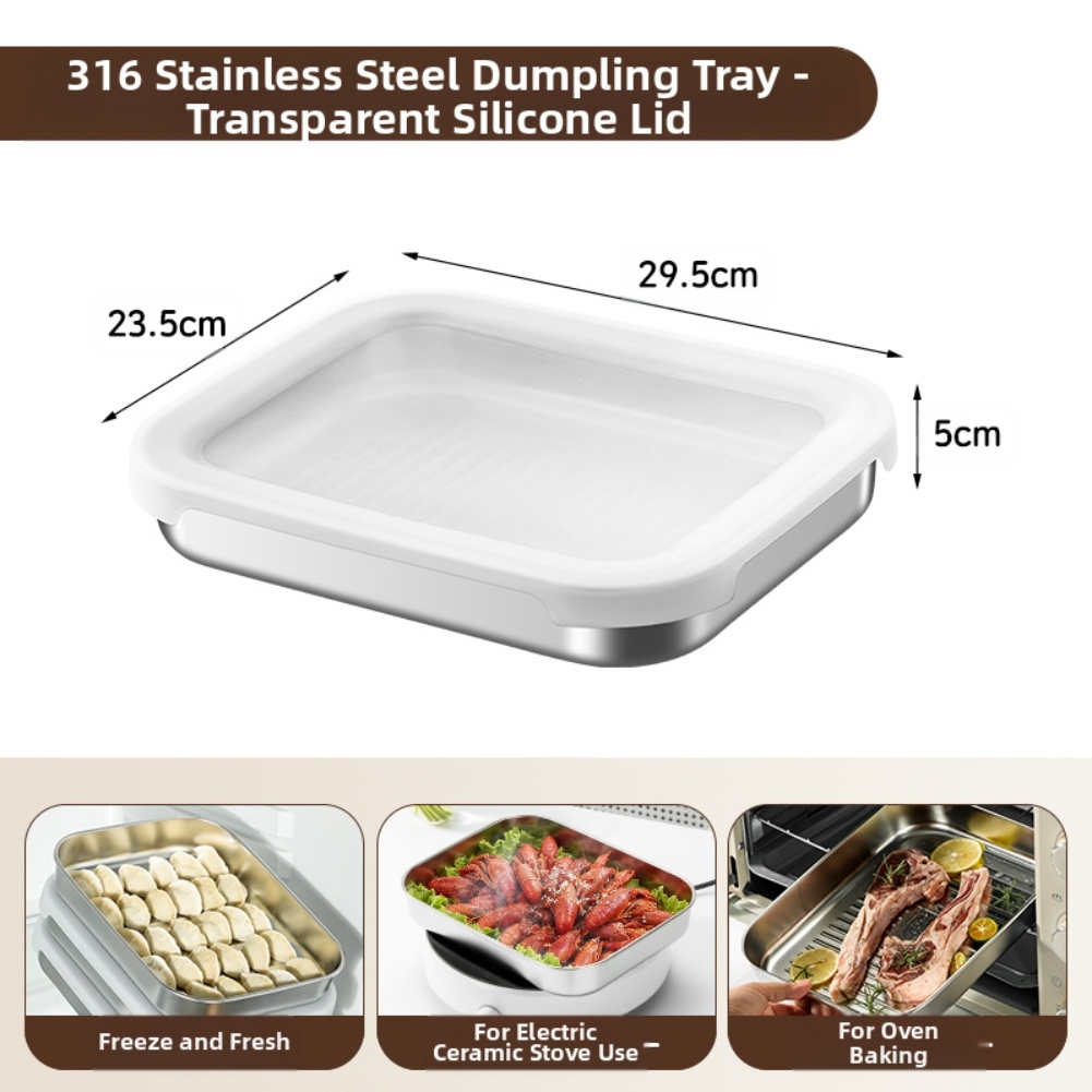 Food Storage Stainless Steel Containers - حاوية تخزين الطعام من الفولاذ المقاوم