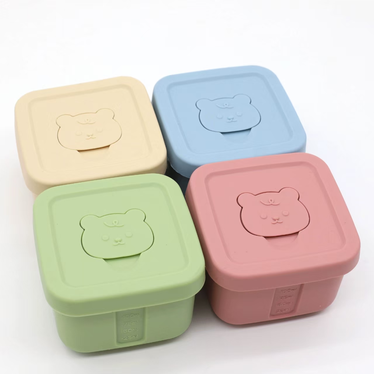 Food Storage Eco Friendly - صندوق مكملات غذائية من السيليكون صندوق