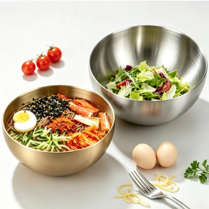 Food Storage Stainless Steel Containers - أوعية خلط من الفولاذ المقاوم للصدأ،