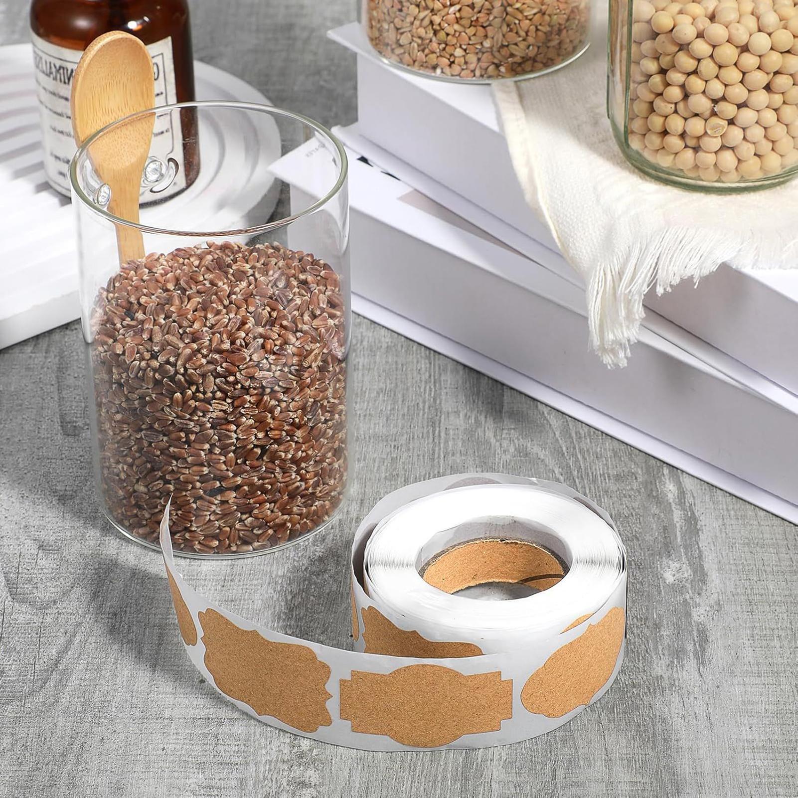 ملصقات حرفية 300 قطعة علامات ا - مراجعة Food Storage Name وسعره