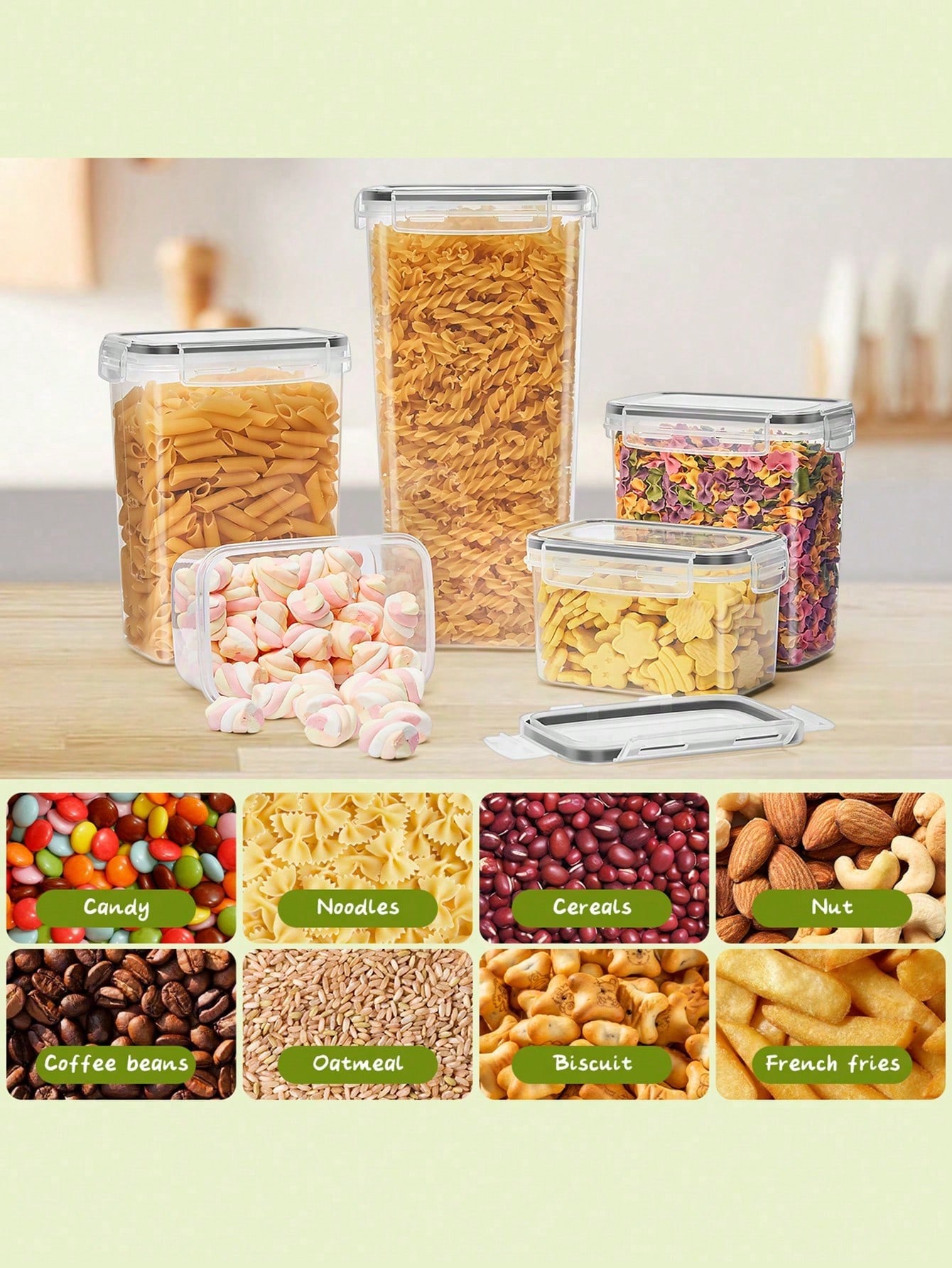 48 قطعة من حاويات تخزين الطعام - مراجعة Food Storage With Lock وسعره