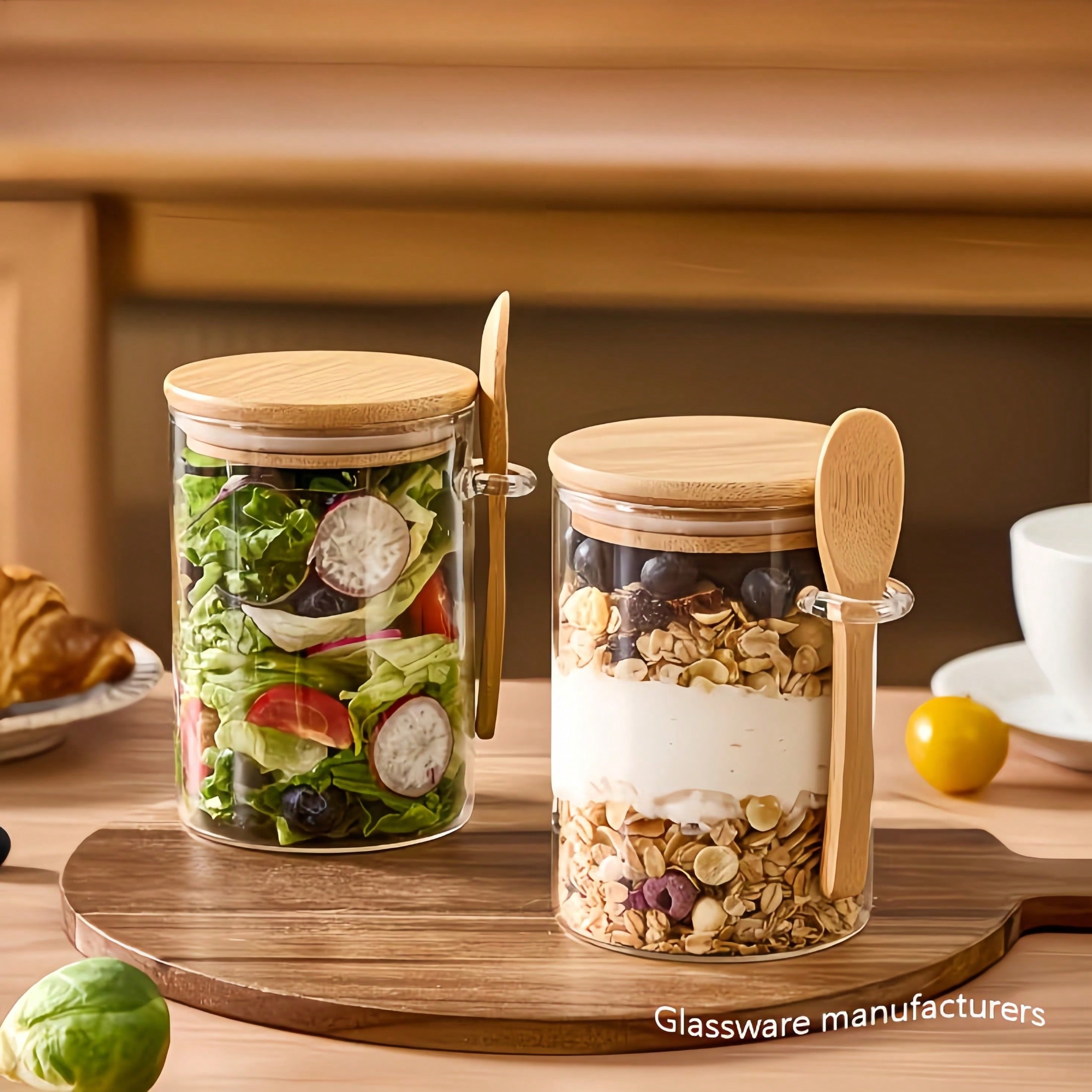 مجموعة تخزين مكونة من 4 قطع (ت - مراجعة Food Storage Jar Set وسعره