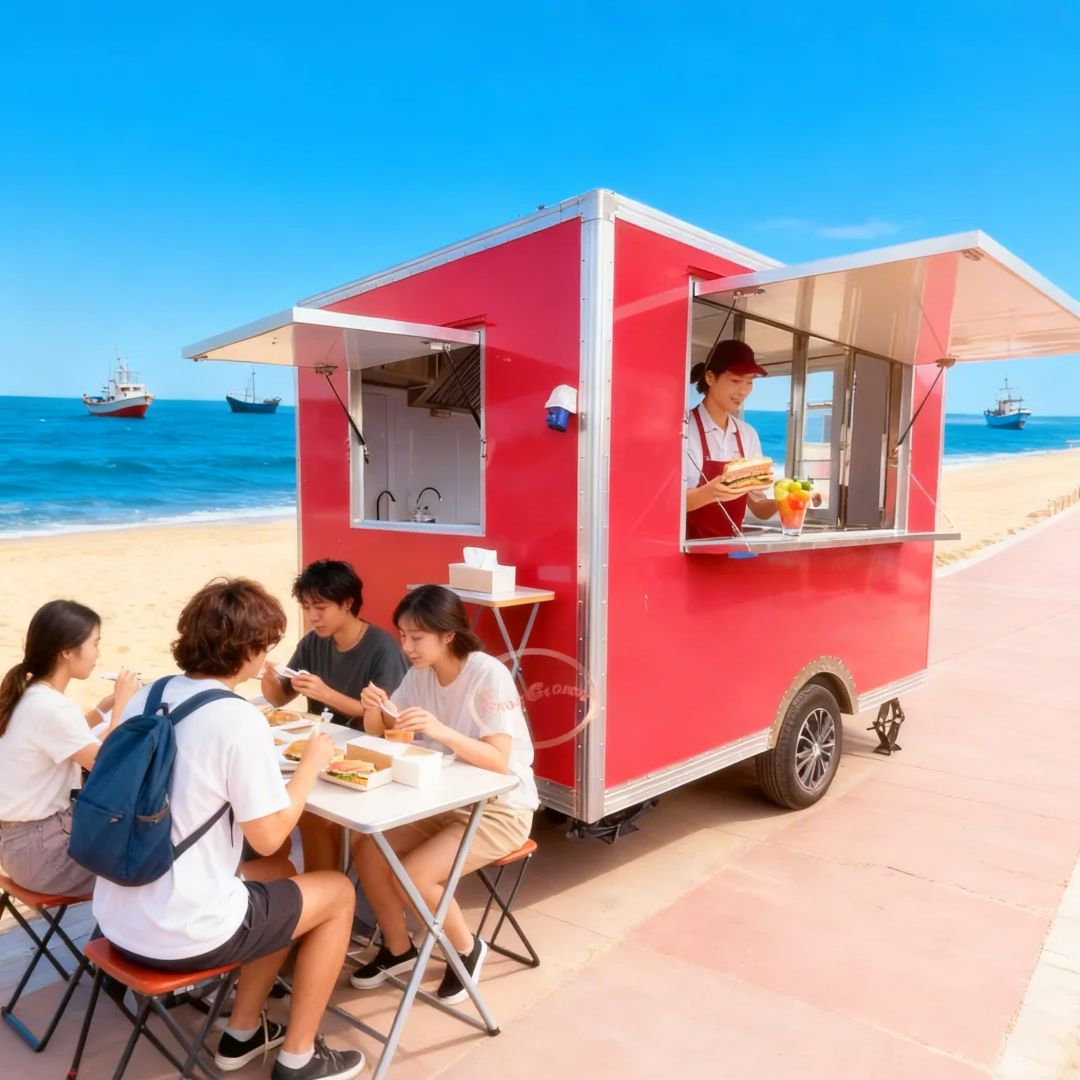 مقطورة طعام واسعة محمولة شديدة - مراجعة Food Quality Storage And Transport وسعره