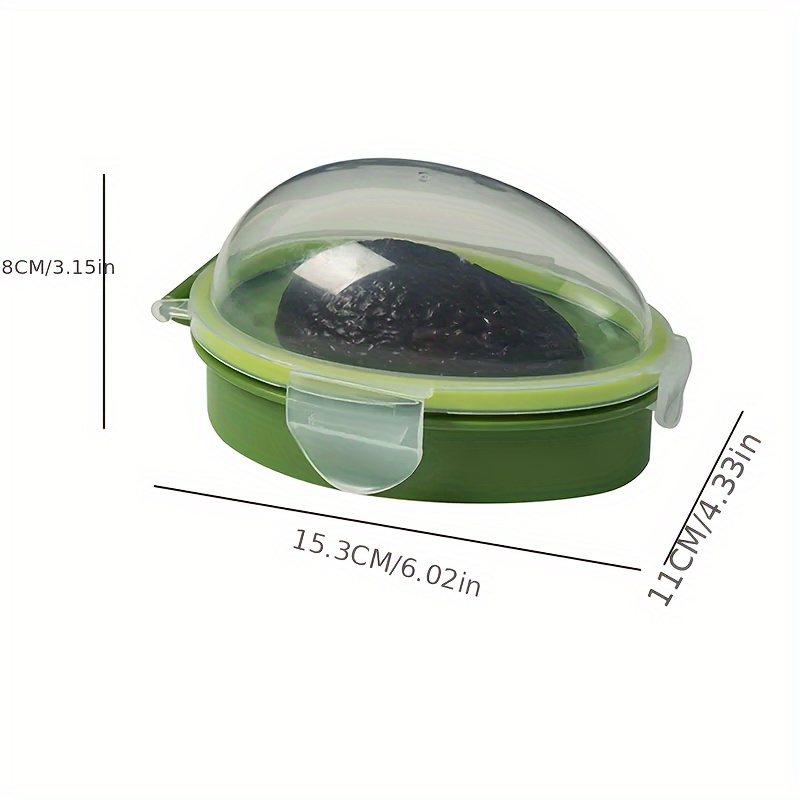 1 قطعة صندوق حفظ الأفوكادو عبر - مراجعة Food Storage Silicone وسعره