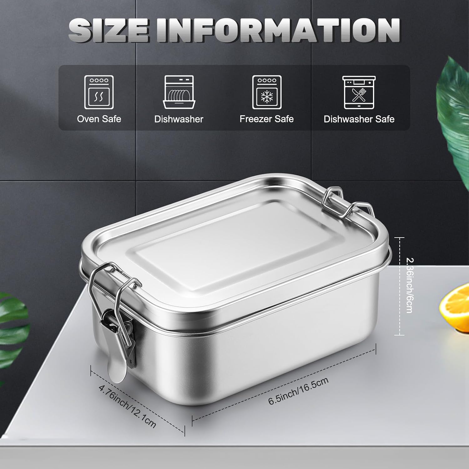 حاويات تخزين طعام من الفولاذ ا - مراجعة Food Storage With Dividers وسعره