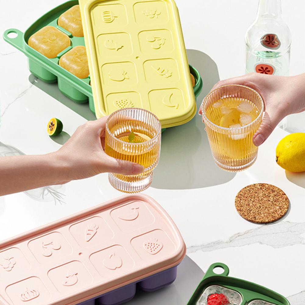 قالب الثلج لمشروبات مختلفة علب - مراجعة Food Storage Silicone وسعره