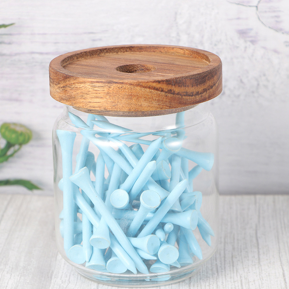قطعتان من أوعية تخزين الطعام ا - مراجعة Food Storage Jars With Wooden Lids وسعره