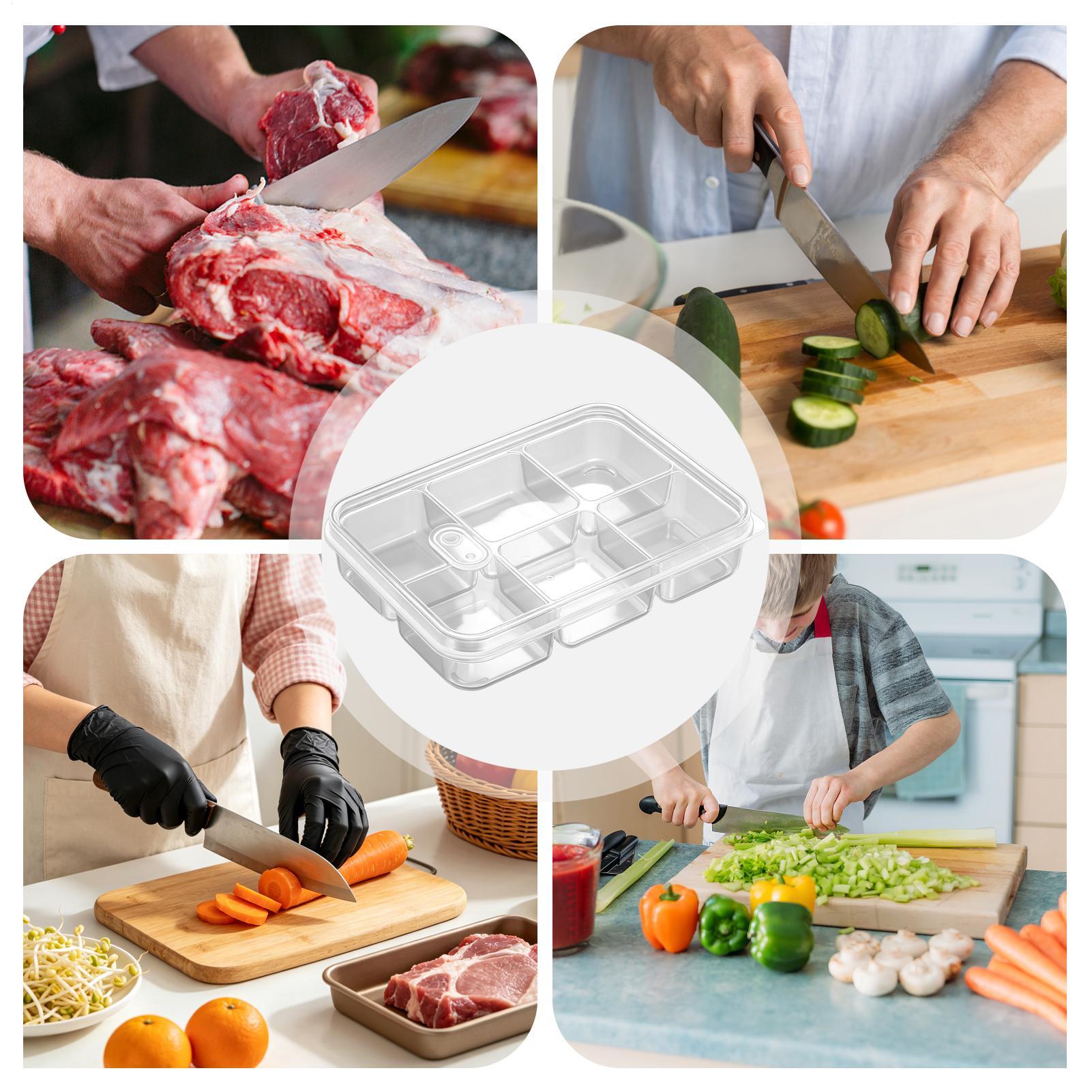 حاويات تخزين الطعام مع غطاء، ص - مراجعة Food Storage With Dividers وسعره