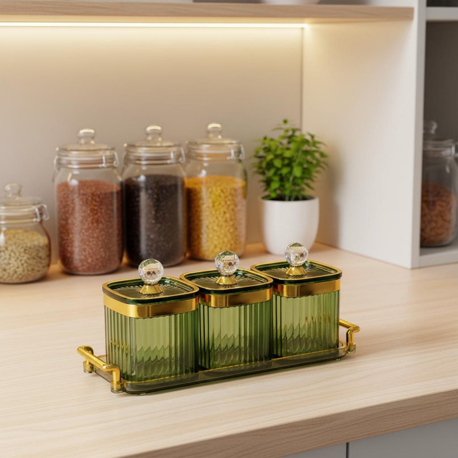 مجموعة حاويات وجبات خفيفة زخرف - مراجعة Food Storage Canister وسعره