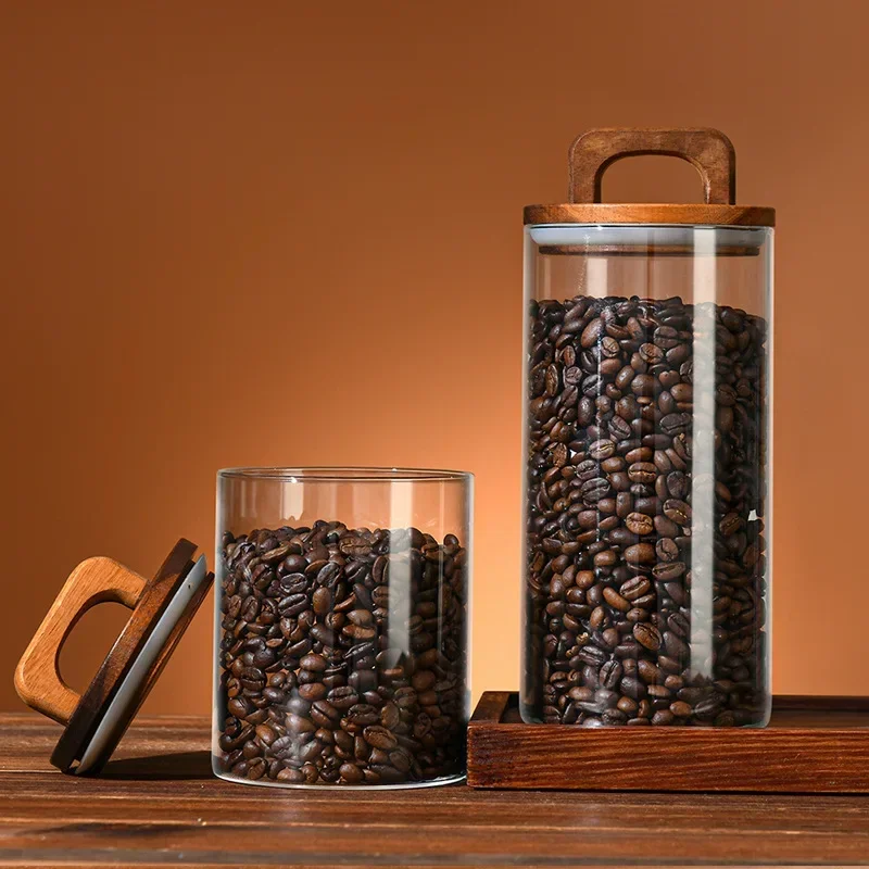 800-2100 مللي غطاء الخشب جرة ز - مراجعة Food Storage Jars With Wooden Lids وسعره