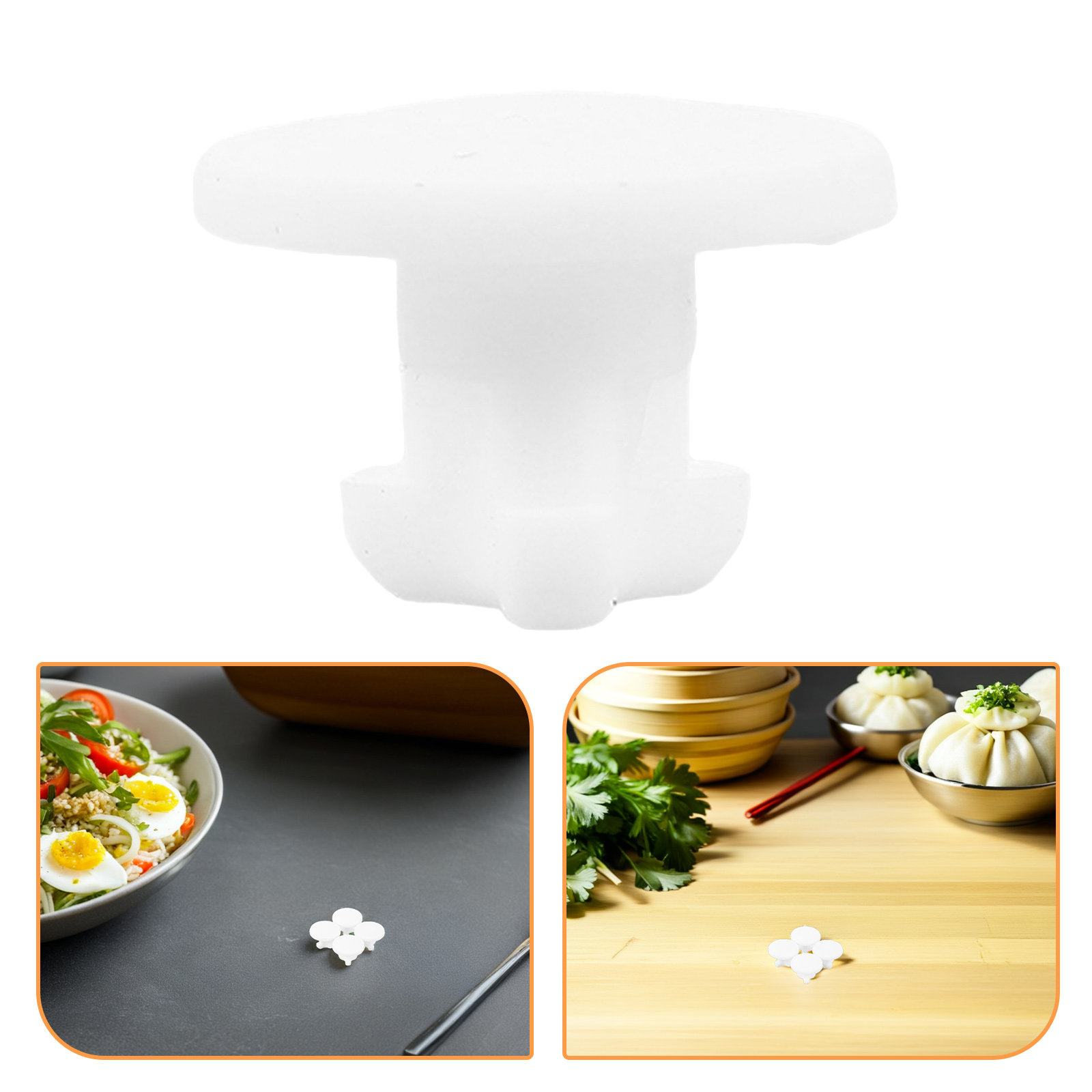 6 قطع من أغطية السيليكون البيض - مراجعة Food Storage Silicone وسعره