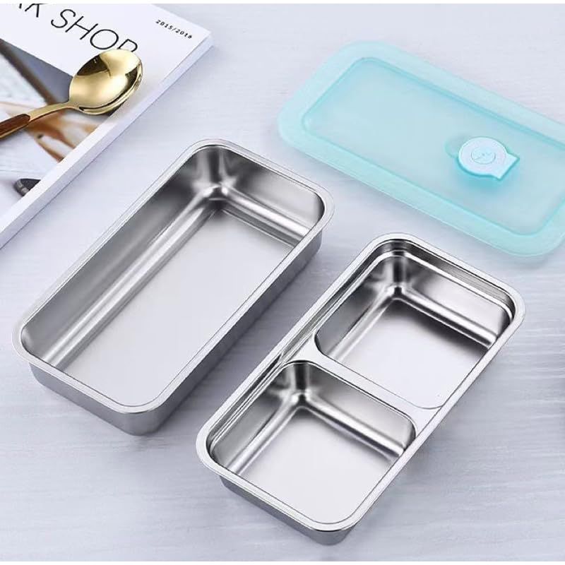 صندوق حفظ الطعام الطازج المحمو - مراجعة Food Storage Stainless Steel Containers وسعره
