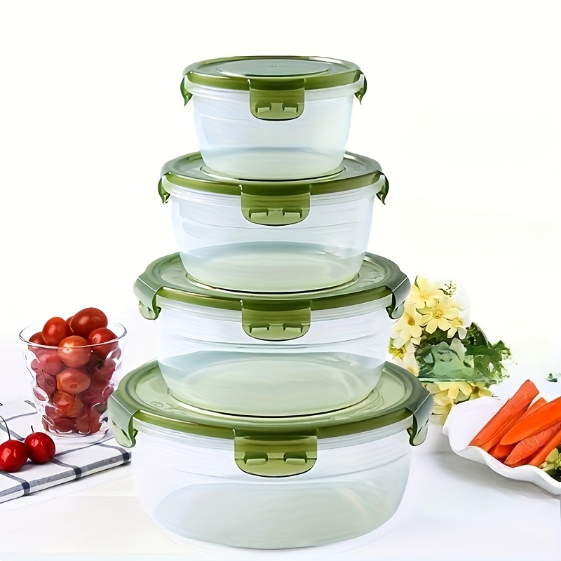 4 حاويات بلاستيكية لتخزين الطع - مراجعة Food Storage Plastic Boxes وسعره