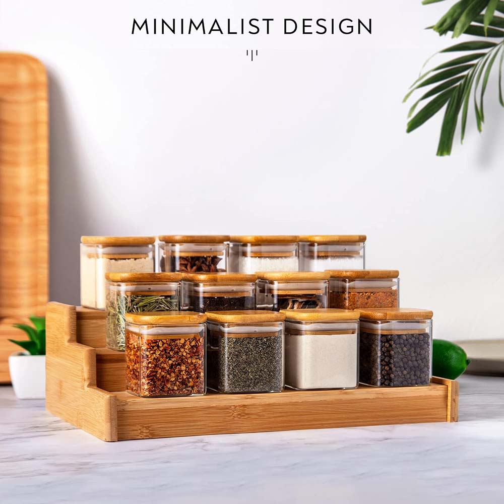 أوعية توابل مع ملصقات، برطمانا - مراجعة Food Storage Jar Set وسعره