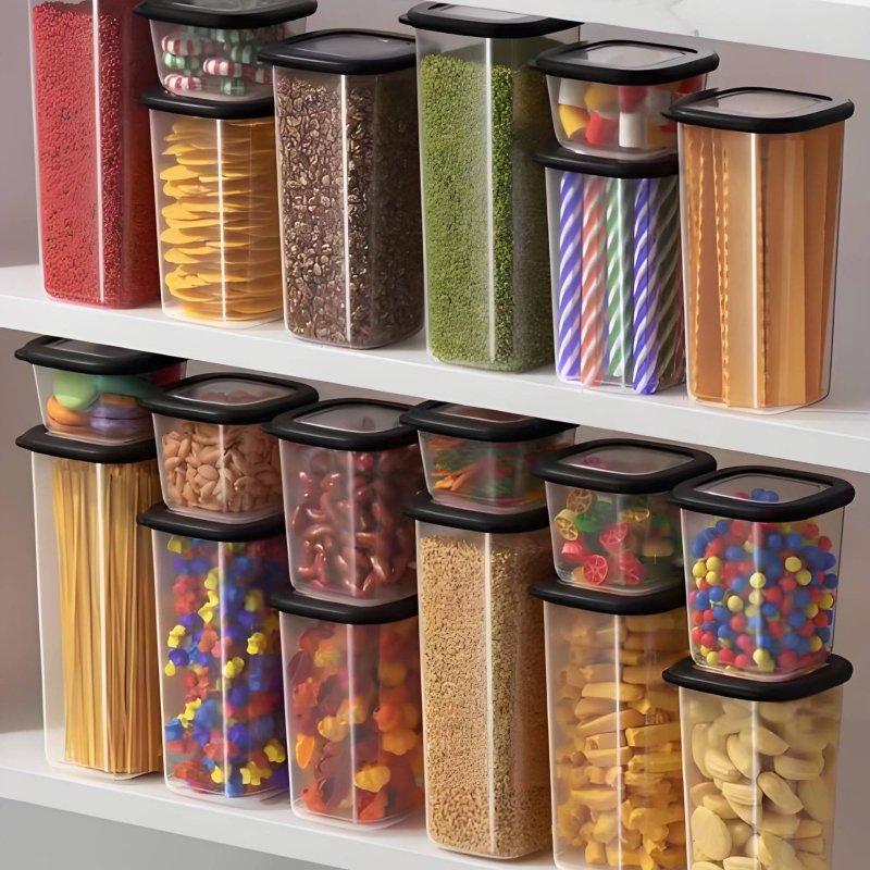 مجموعة من 6 حاويات تخزين طعام  - مراجعة Food Storage Canister وسعره