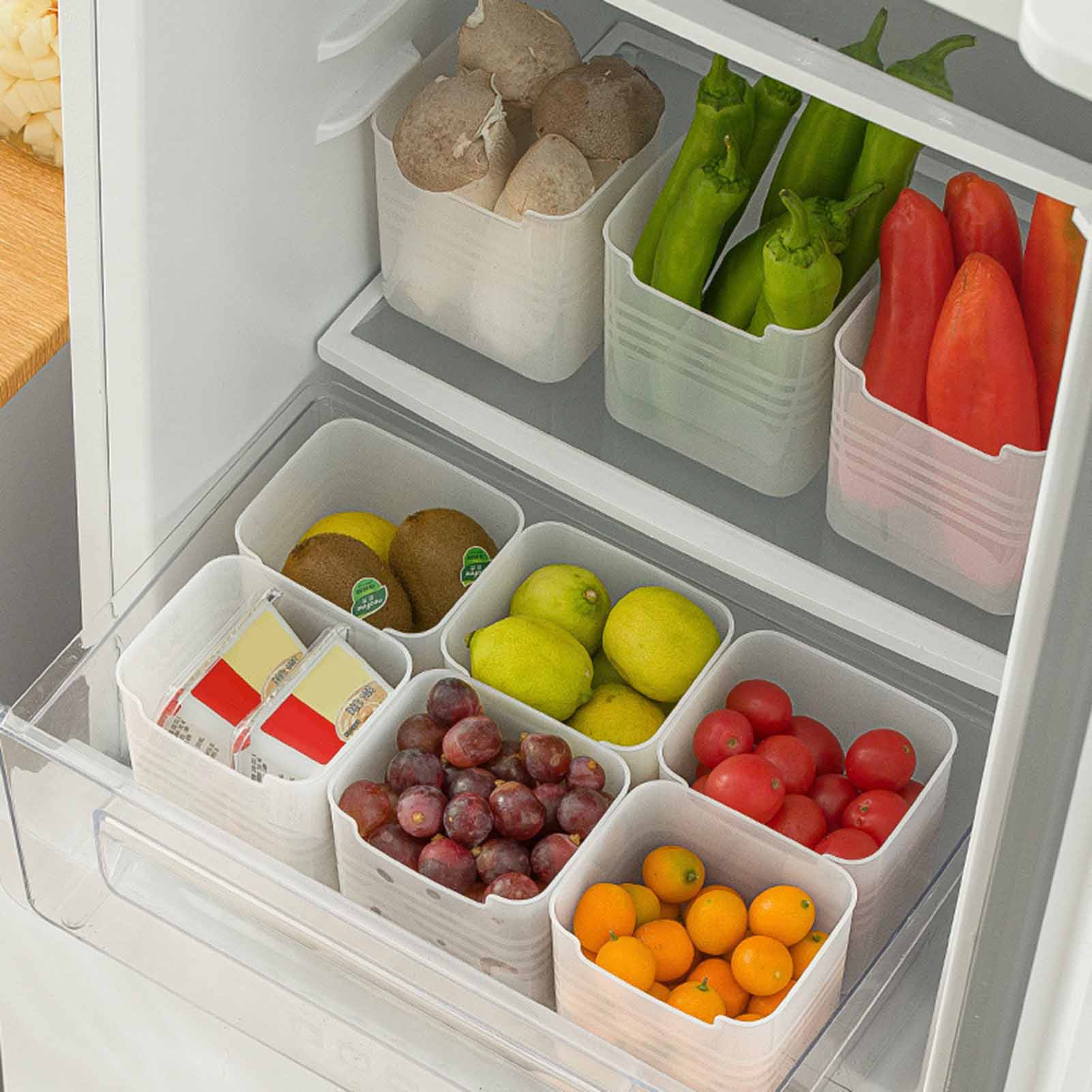 3 قطعة سلة التخزين المطبخ 10*1 - مراجعة Food Storage With Dividers وسعره