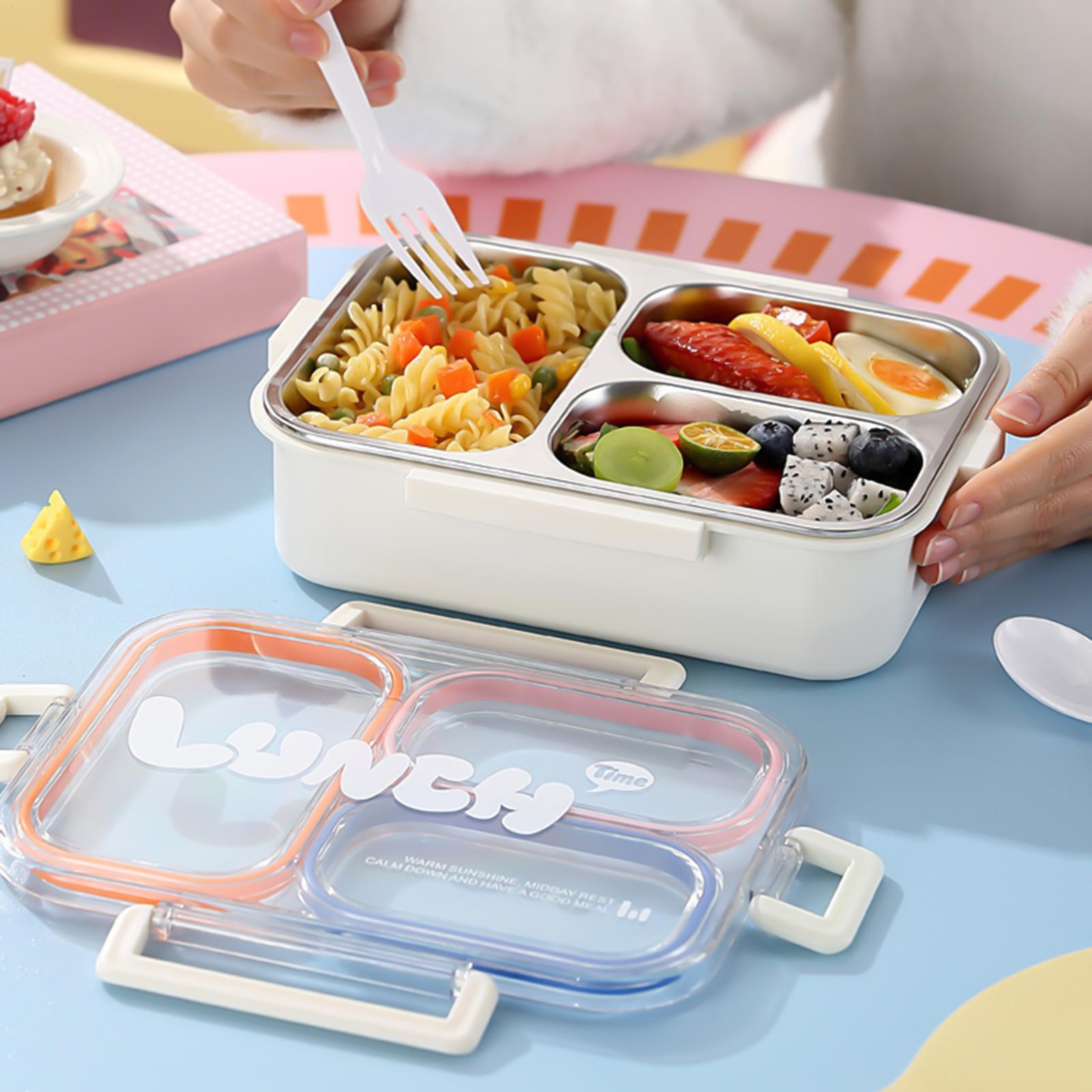 صندوق غداء محكم الإغلاق وعازل  - مراجعة Food Storage Stainless Steel Containers وسعره