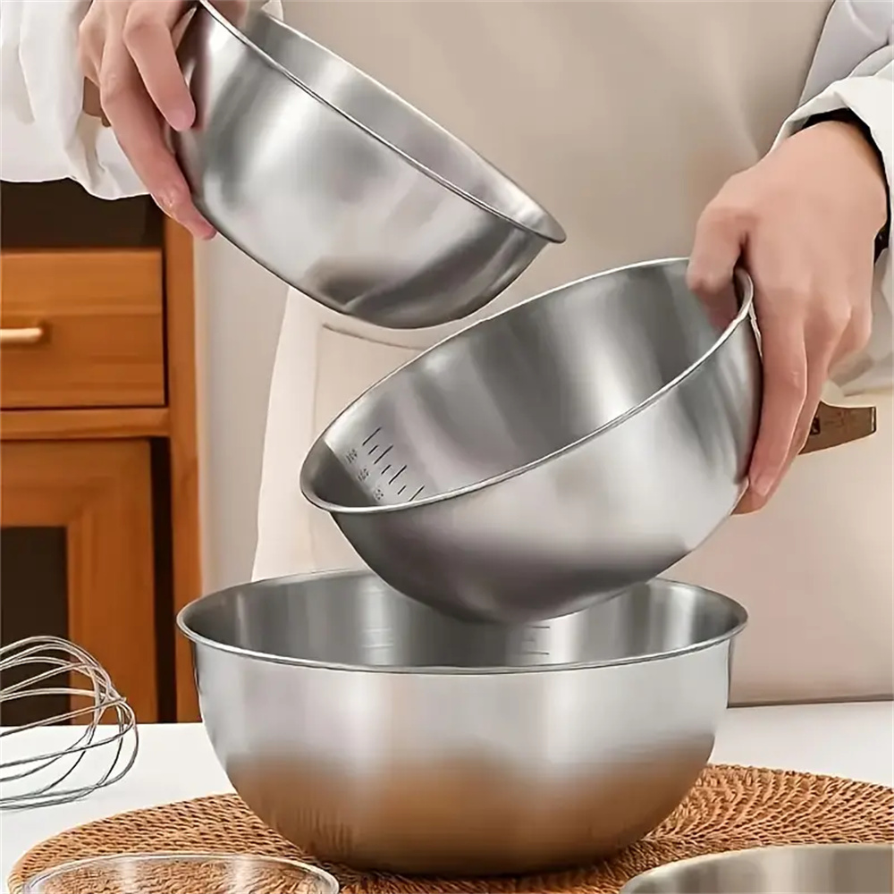 طقم أوعية ستانلس ستيل 1-3 قطع  - مراجعة Food Storage Home وسعره