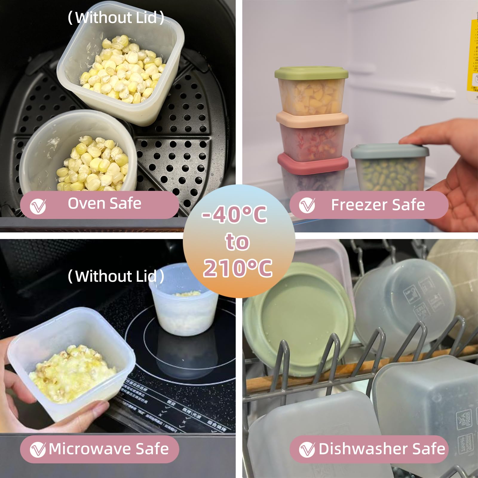 حاوية طعام للأطفال من السيليكو - مراجعة Food Storage Silicone وسعره