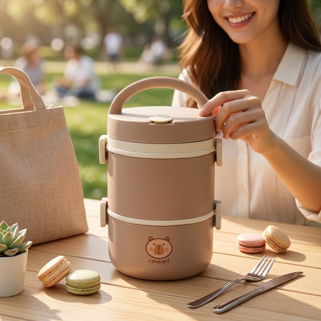 صندوق غداء حراري من الفولاذ ال - مراجعة Food Storage Stainless Steel Containers وسعره