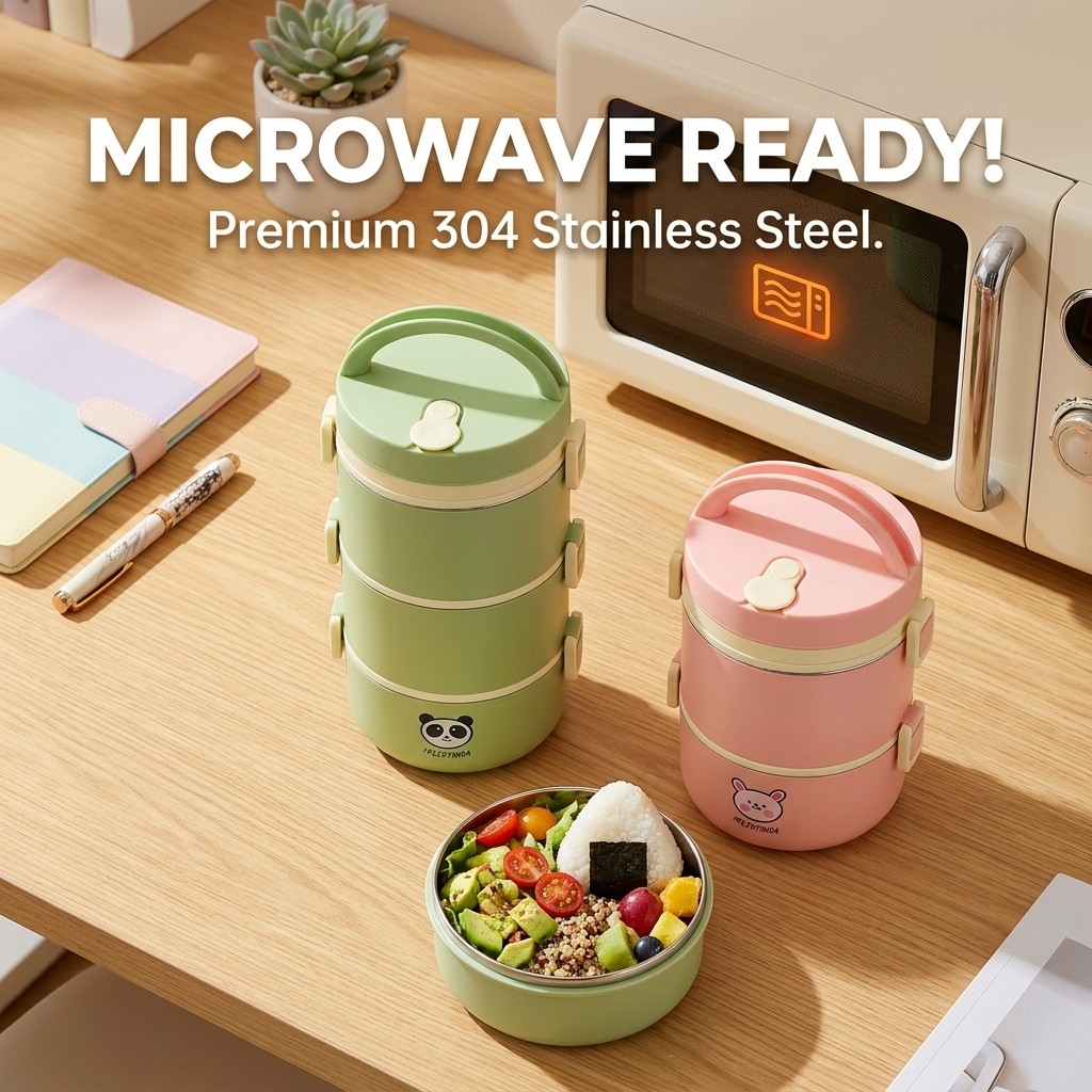 صندوق غداء حراري من الفولاذ ال - مراجعة Food Storage Stainless Steel Containers وسعره