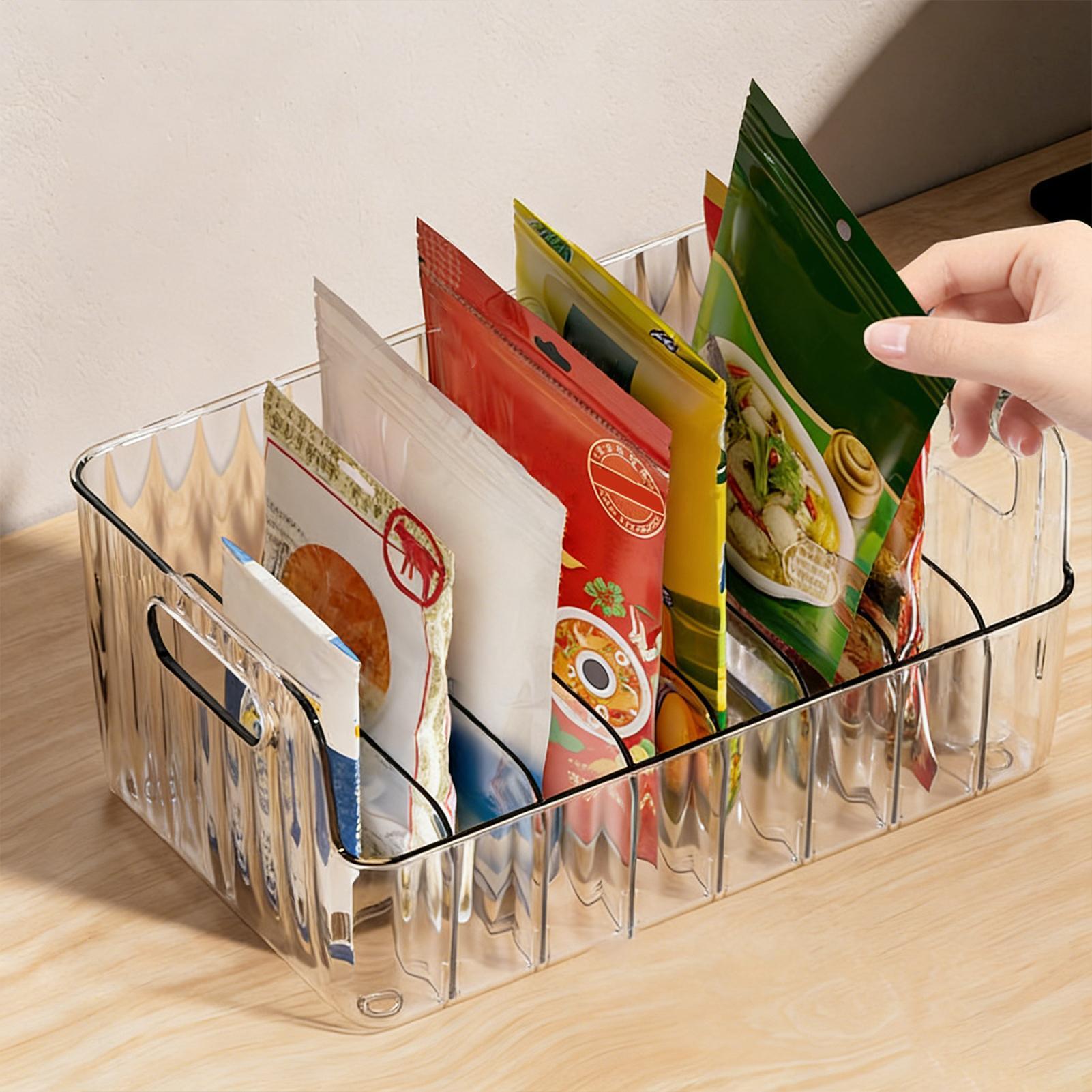رف توابل شفاف مقسم، صندوق تخزي - مراجعة Food Storage With Dividers وسعره