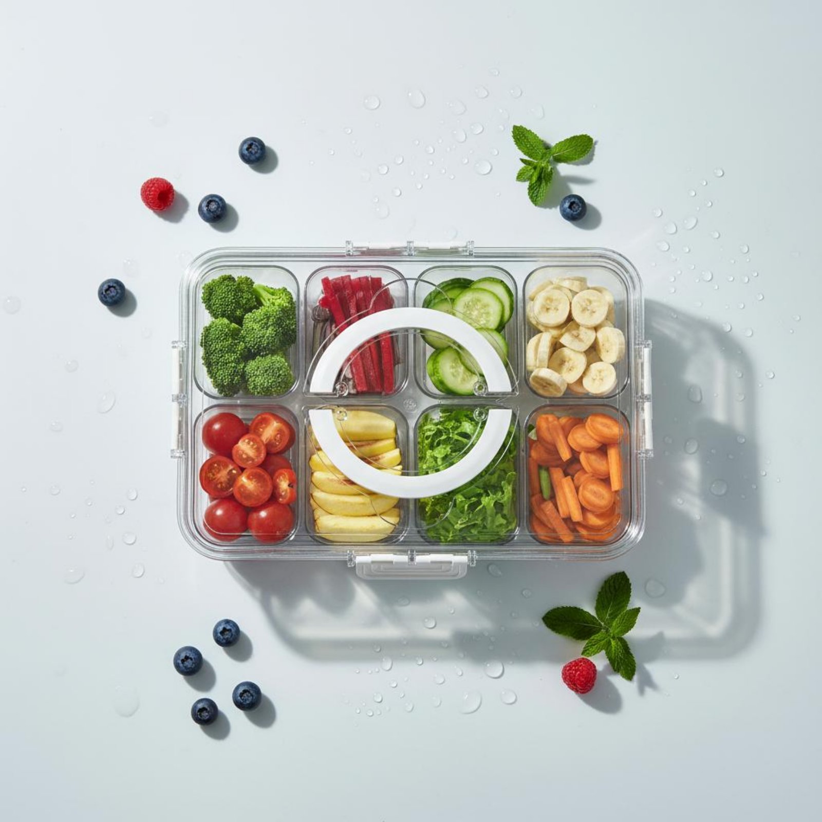 صندوق تخزين للثلاجة بتصميم تصر - مراجعة Food Storage With Dividers وسعره