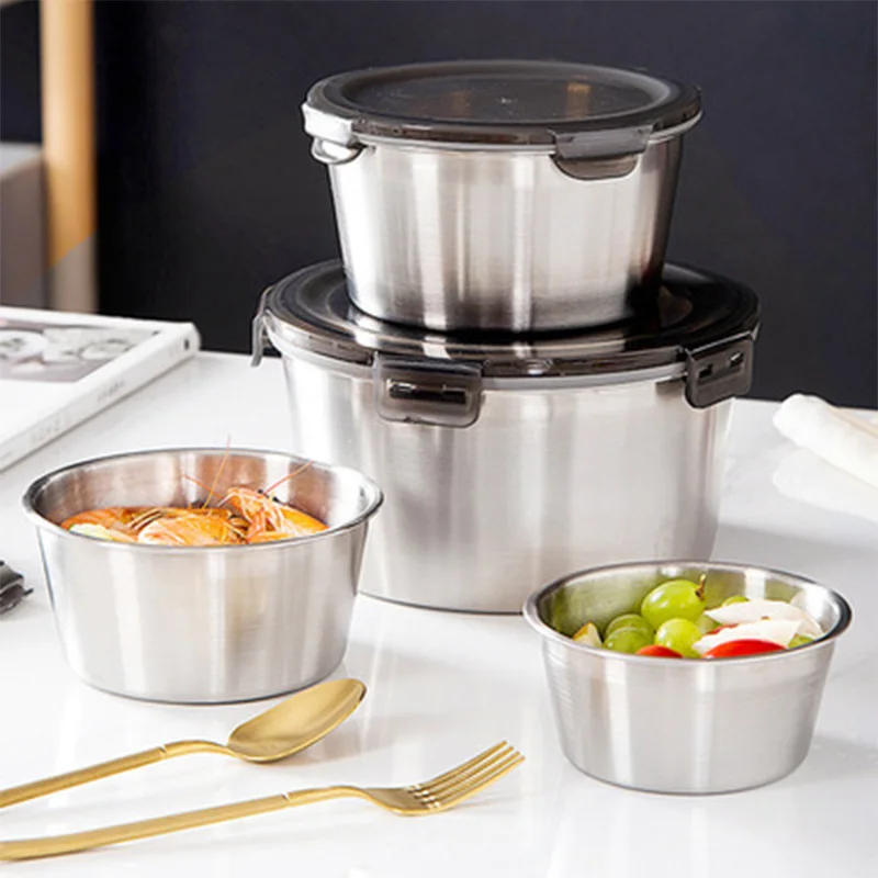 صندوق بينتي مع غطاء من الفولاذ - مراجعة Food Storage Stainless Steel Containers وسعره