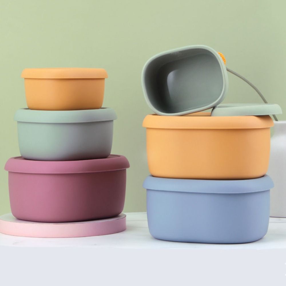 قابلة لإعادة الاستخدام مع غطاء - مراجعة Food Storage Silicone وسعره