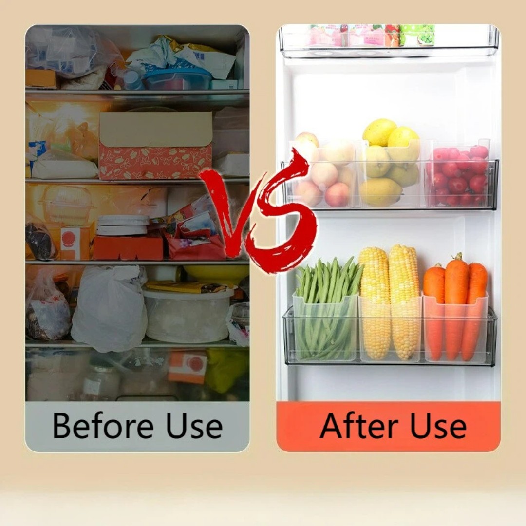 صندوق تخزين طعام بلاستيكي شفاف - مراجعة Food Storage With Dividers وسعره