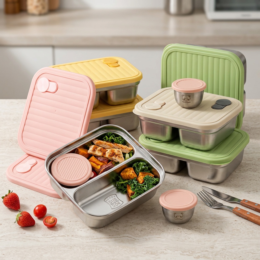 حاوية طعام من الفولاذ المقاوم  - مراجعة Food Storage Stainless Steel Containers وسعره