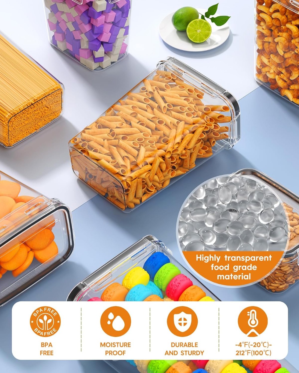 24 قطعة من حاويات تخزين الطعام - مراجعة Food Storage Canister وسعره