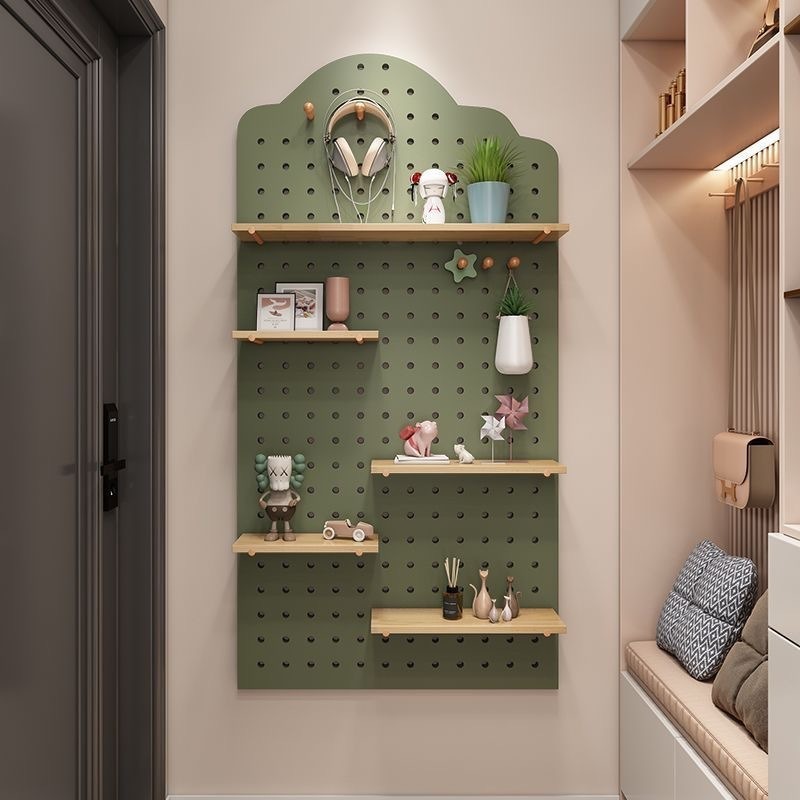 رف حائط خشبي بفتحات، لوح تخزين - مراجعة Food Storage Home وسعره
