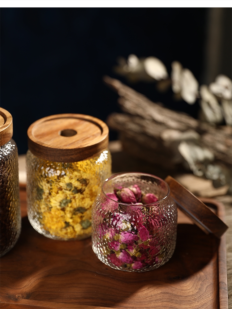 غطاء خشبي من السنط زجاجة تخزين - مراجعة Food Storage Jars With Wooden Lids وسعره