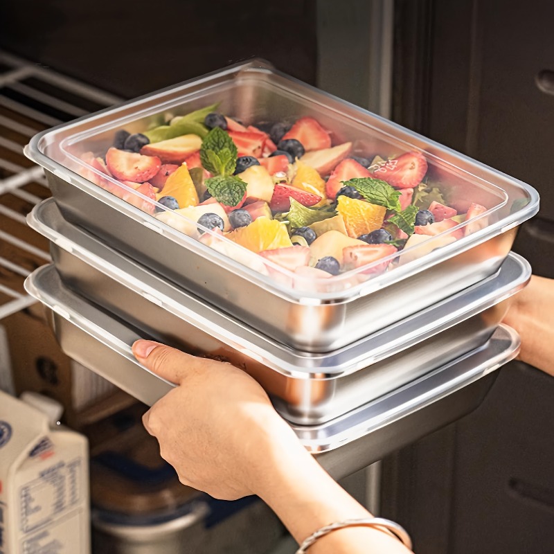 3 قطع من صناديق تخزين الطعام ا - مراجعة Food Storage Containers Xl وسعره