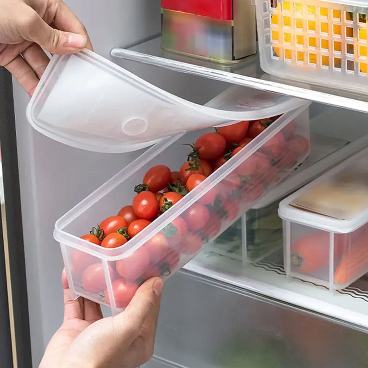 صندوق تخزين بلاستيكي شفاف، علب - مراجعة Food Storage Heat وسعره