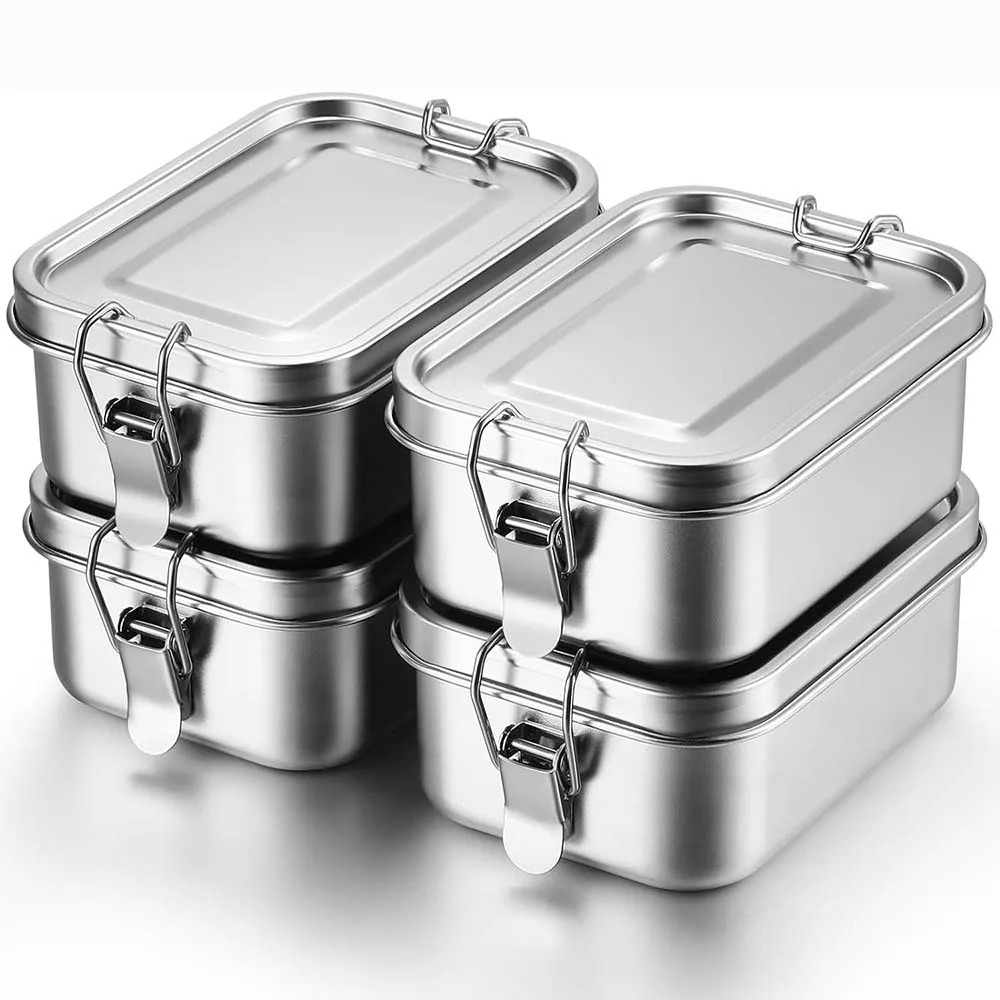 صندوق بينتو من الفولاذ المقاوم - مراجعة Food Storage With Lock وسعره