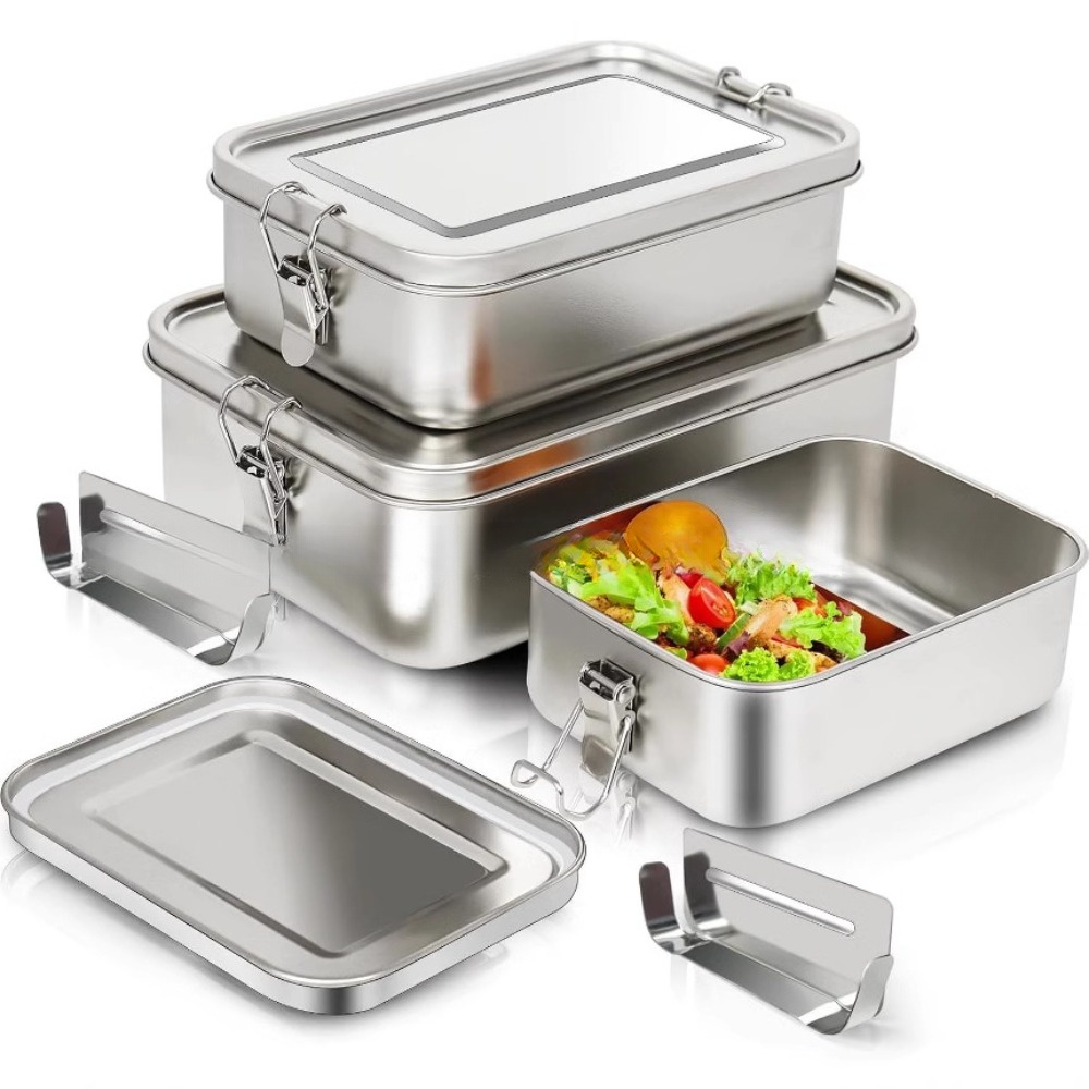 صندوق بينتو من الفولاذ المقاوم - مراجعة Food Storage With Lock وسعره