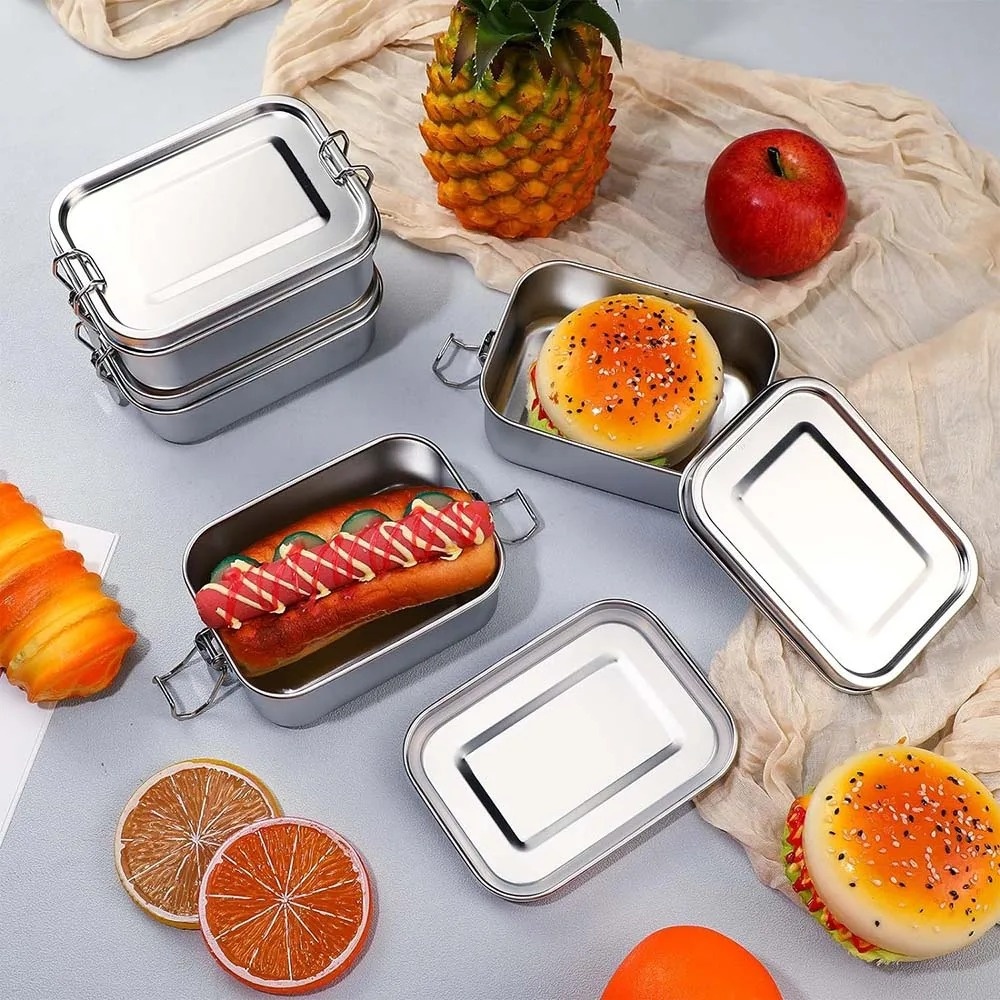 صندوق بينتو من الفولاذ المقاوم - مراجعة Food Storage With Lock وسعره